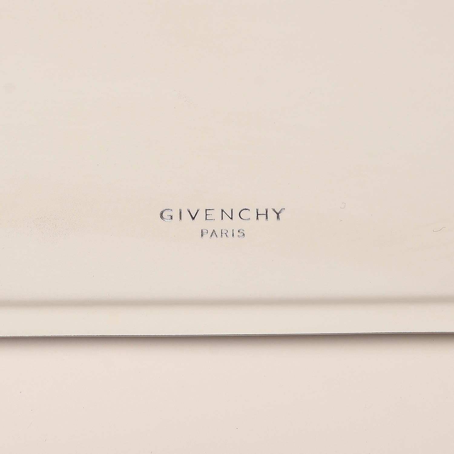 Givenchy Smooth Calfskin Mini Horizon Satchel Off White 6 of 8