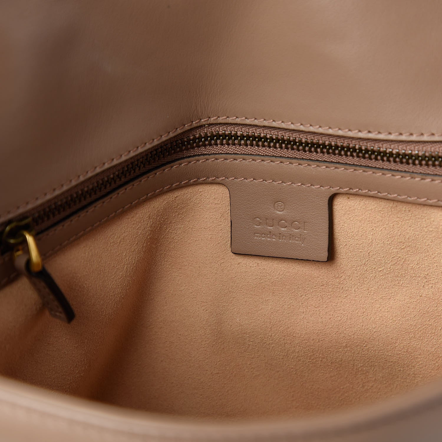 Gucci Calfskin Matelasse Medium GG Marmont Shoulder Bag Porcelain Rose 8 of 11