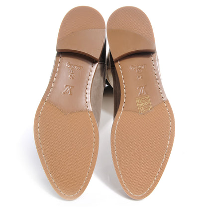 Louis Vuitton Canvas and Suede Calfskin Flat Seine Boots 38 4 of 5