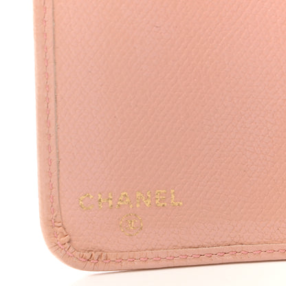 Chanel Grained Calfskin CC Button Pocket Agenda Cover Pink 6 of 12