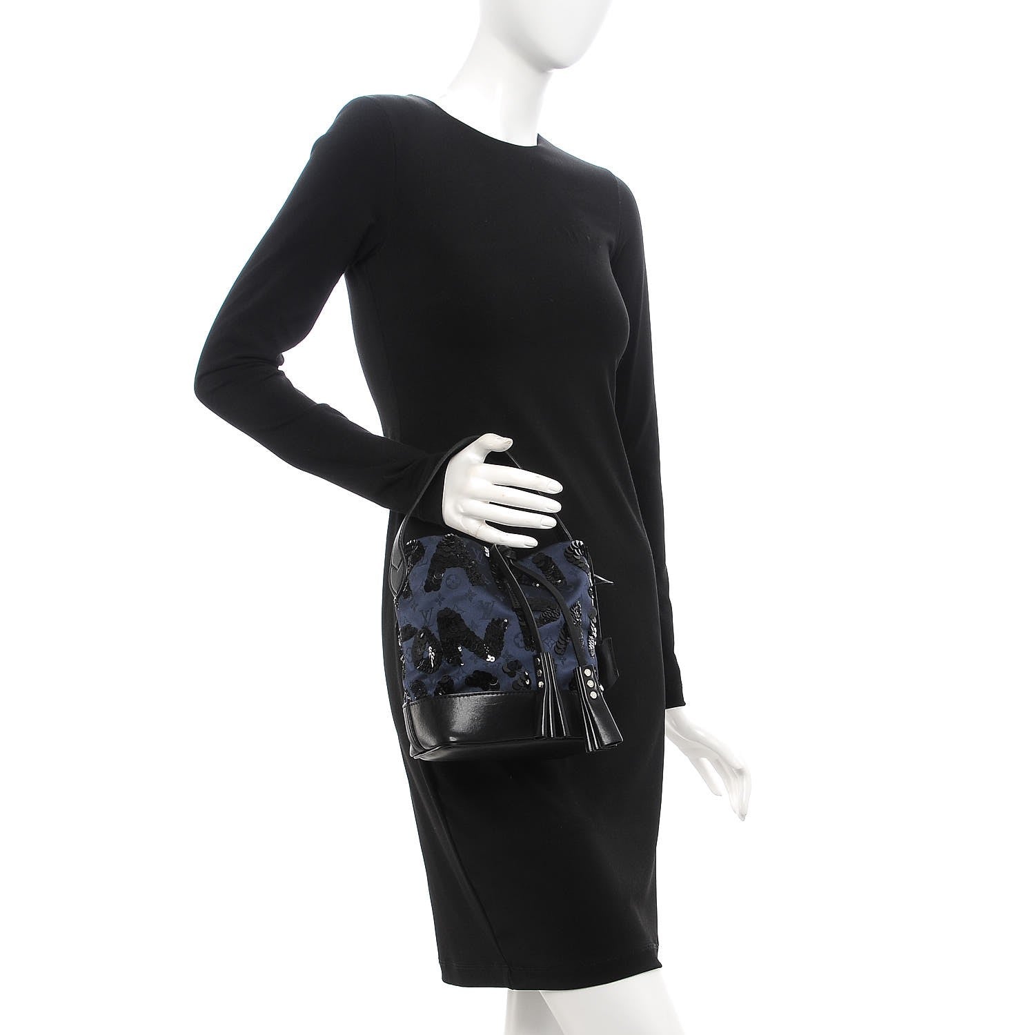 Louis Vuitton Monogram Jacquard Sequin NN14 Spotlight PM Navy 2 of 8