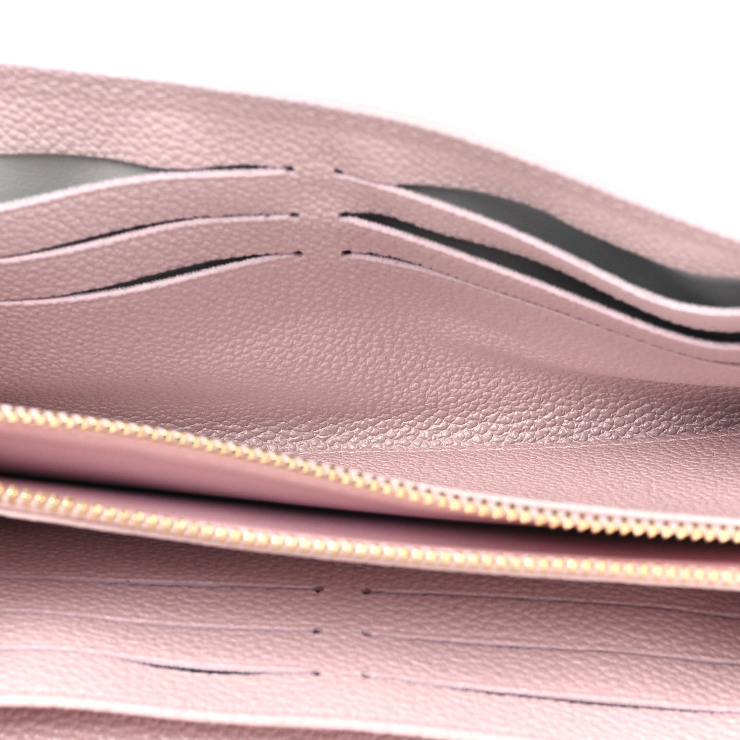 Louis Vuitton Metallic Empreinte Monogram Crystal Snowflake Sarah Wallet Pearly Lilac 5 of 7
