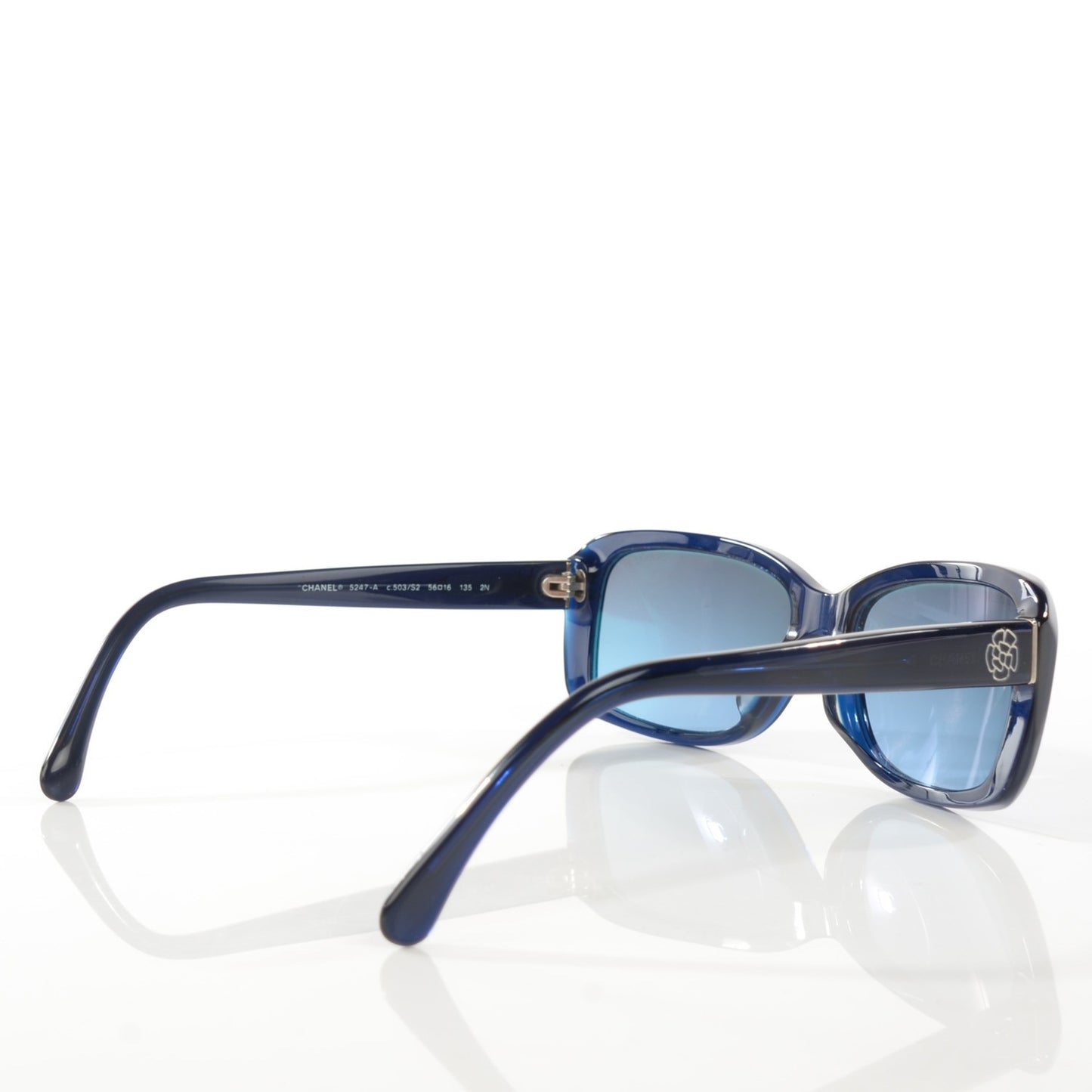 Camellia CC Sunglasses 5247-A Dark Blue