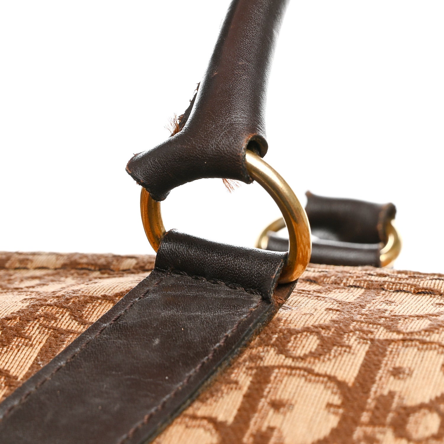 Christian Dior Monogram Duffle Brown 11 of 16