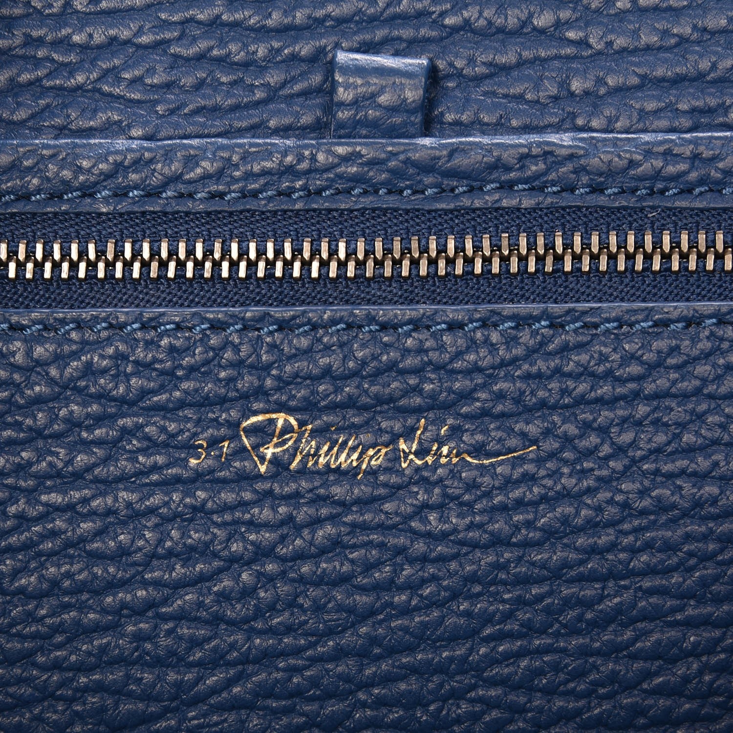 3.1 Phillip Lim 3.1 Textured Calfskin Mini Pashli Satchel Cerulean 6 of 7