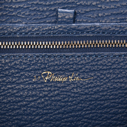 3.1 Phillip Lim 3.1 Textured Calfskin Mini Pashli Satchel Cerulean 6 of 7