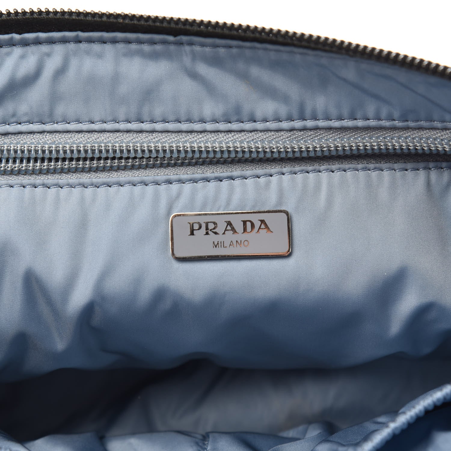Prada Tessuto Nylon Pouch Black 6 of 9