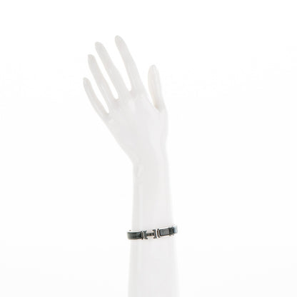 Hermes Enamel Narrow Clic Clac H Bracelet GM Black 2 of 5