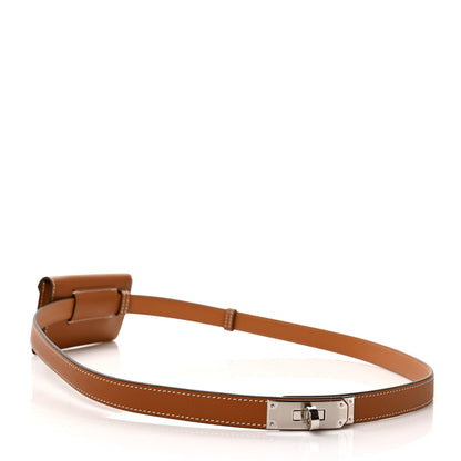 Hermes Epsom Kelly Pocket Belt Gold 2 of 5