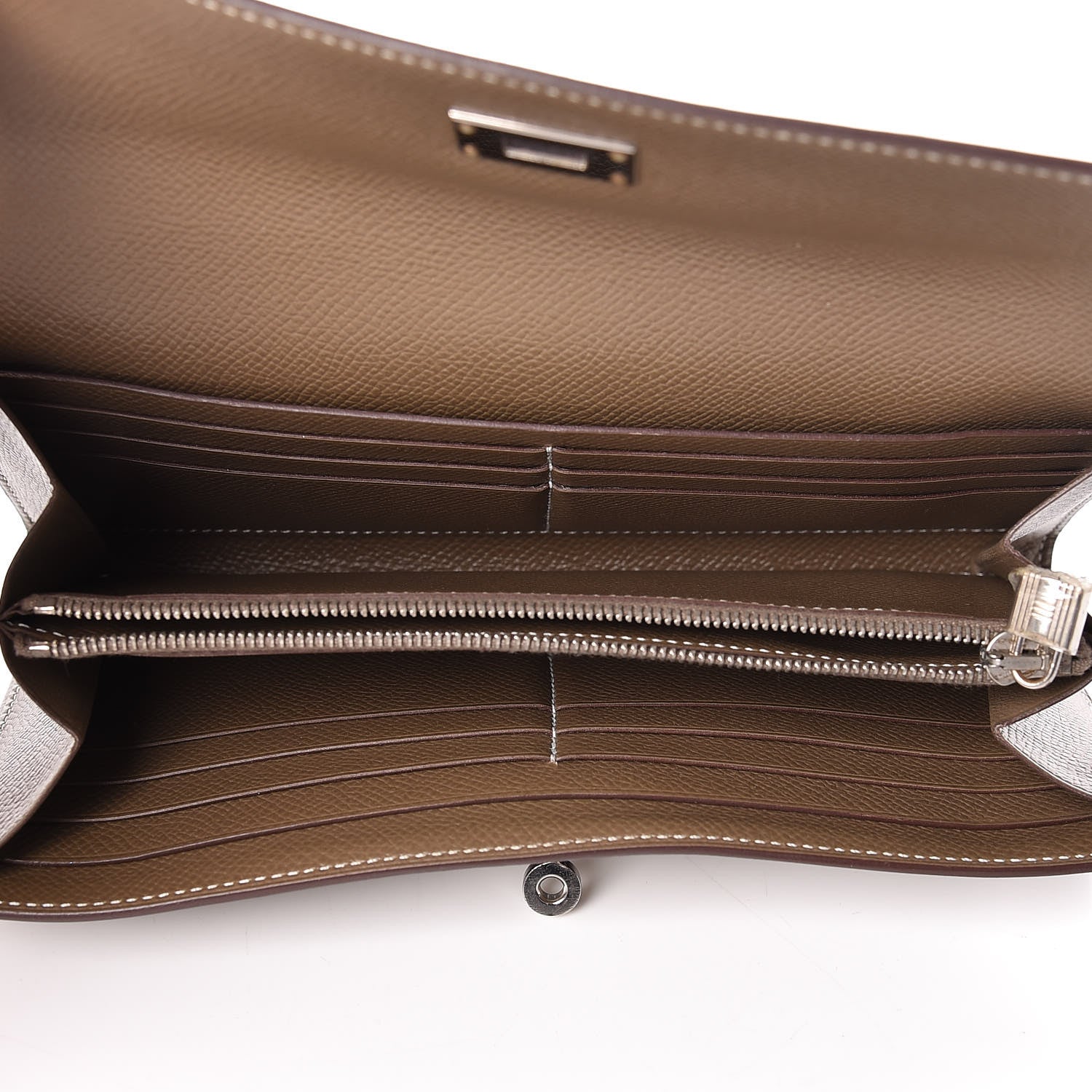 Hermes Epsom Kelly Longue Wallet Etoupe 5 of 15