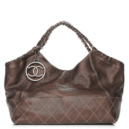 Chanel Metallic Calfskin Baby Coco Cabas Bronze 1 of 7