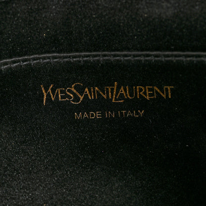 Saint Laurent Calfskin Monogram Large Belle De Jour Clutch Black 5 of 9