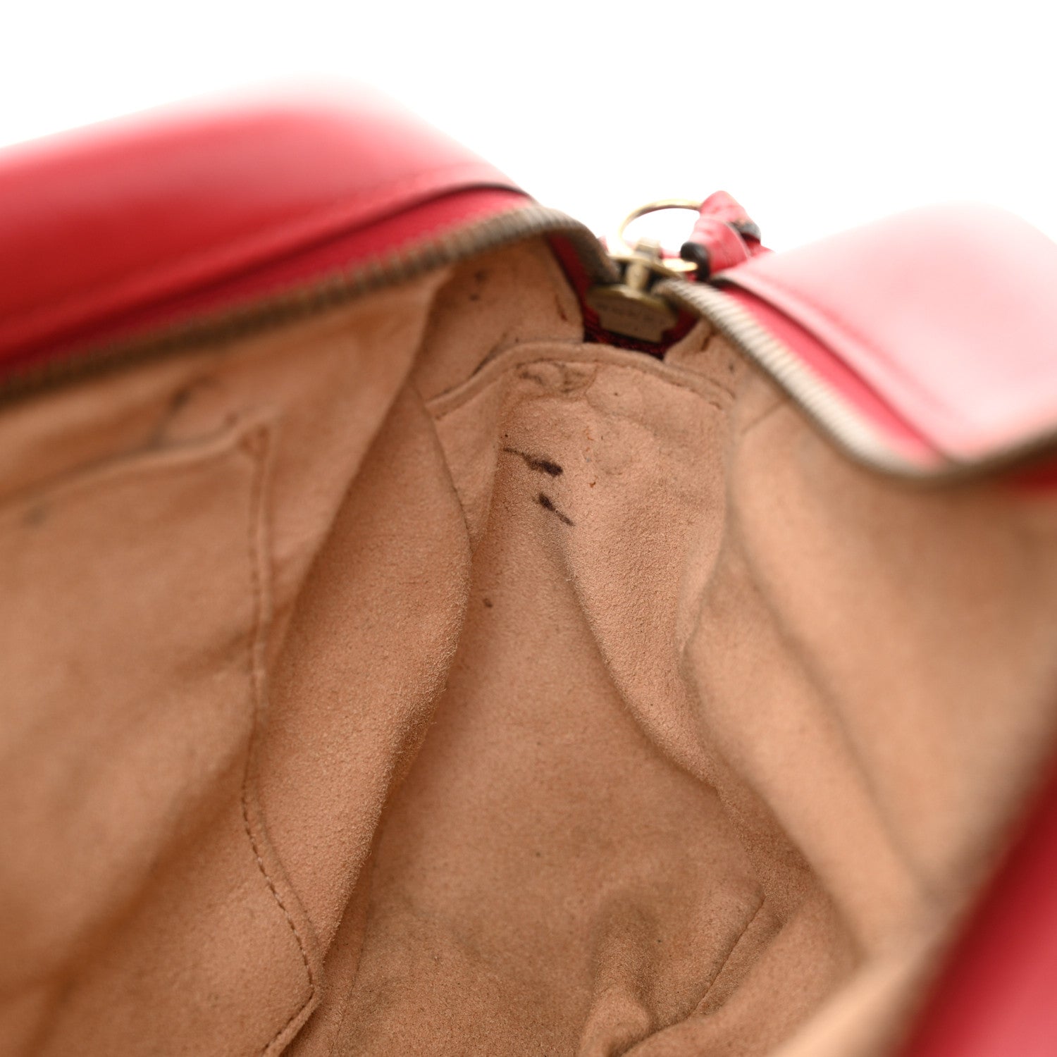 Gucci Calfskin Matelasse Small GG Marmont Chain Shoulder Bag Hibiscus Red 12 of 17
