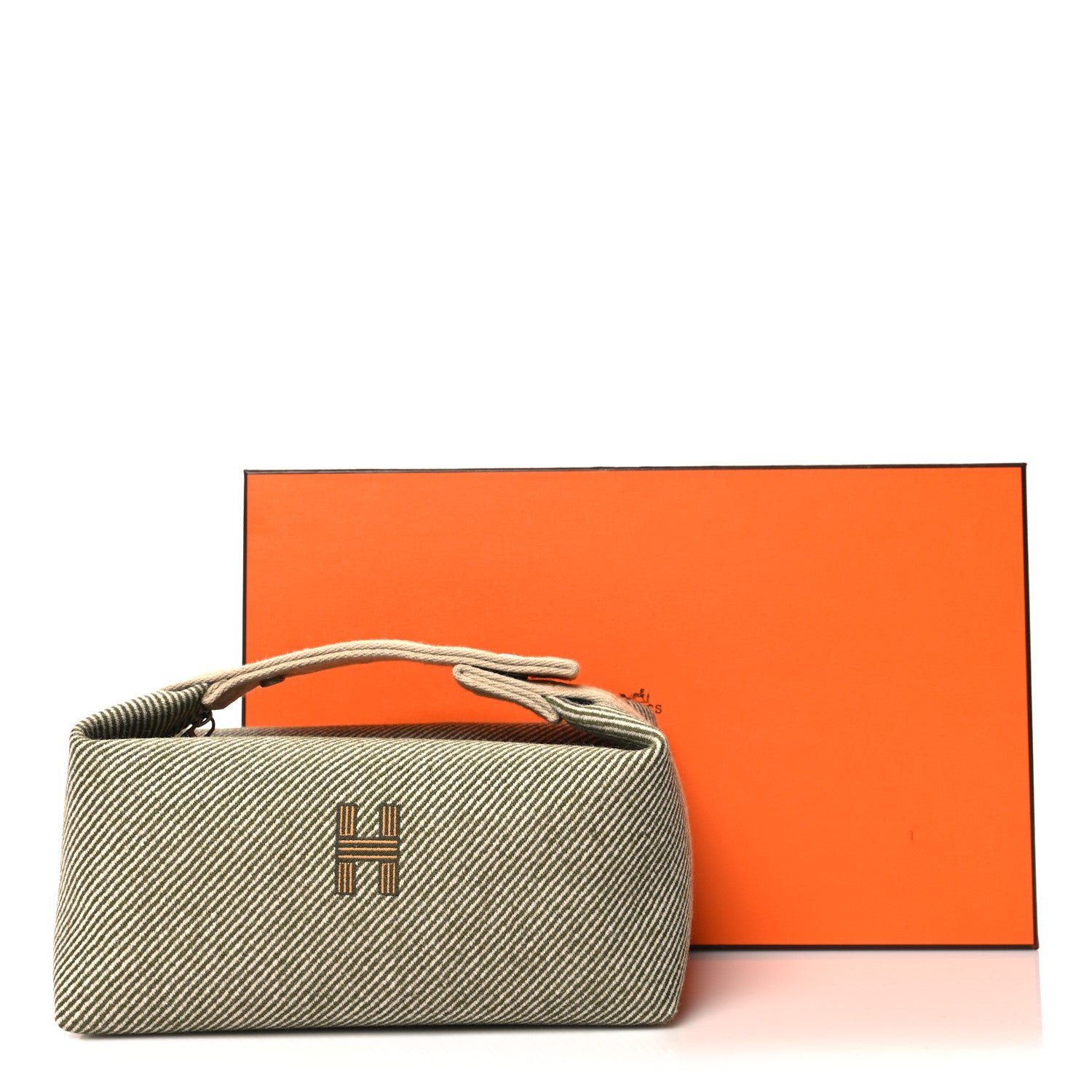 Hermes Wool Small Bride-A-Brac H Natte Pouch Vert Foret 10 of 10
