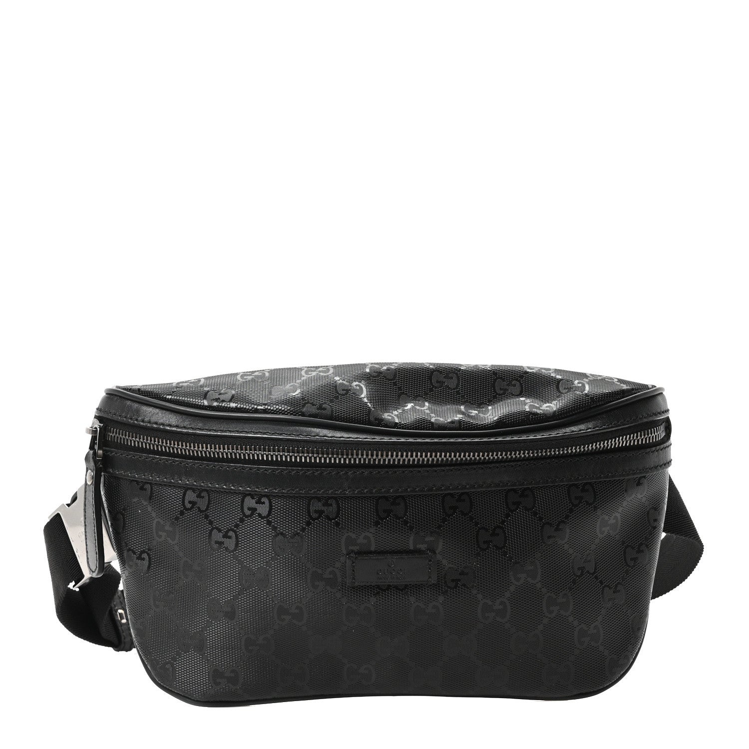 Gucci Imprime Monogram Belt Bag Black 1 of 10