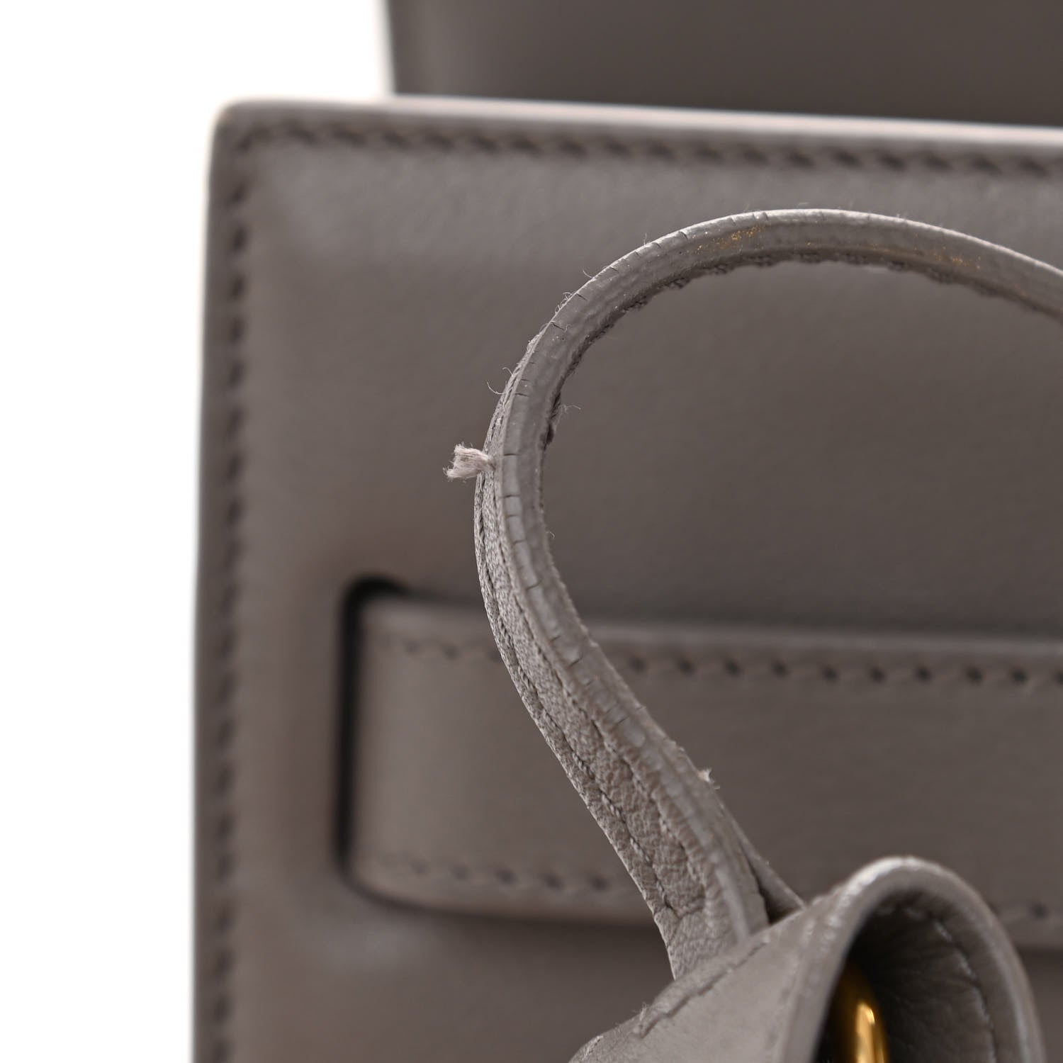 Saint Laurent Grained Calfskin Baby Sac De Jour Fog 10 of 15