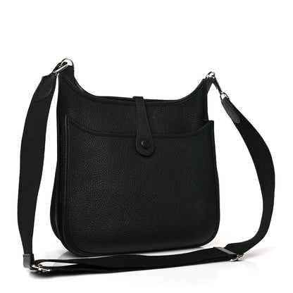 Hermes Taurillon Clemence Evelyne III PM Black 3 of 9
