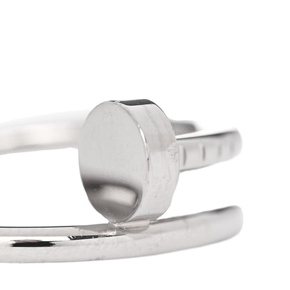 Cartier 18K White Gold Small Juste Un Clou Ring 54 7 5 of 7