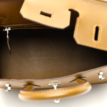 Hermes Madame Calfskin Birkin Sellier 25 Bronze Dore 5 of 10