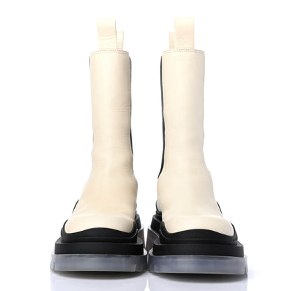 Bottega Veneta Calfskin The Tire Chelsea Boots 36 Wax Black Transparent 2 of 4