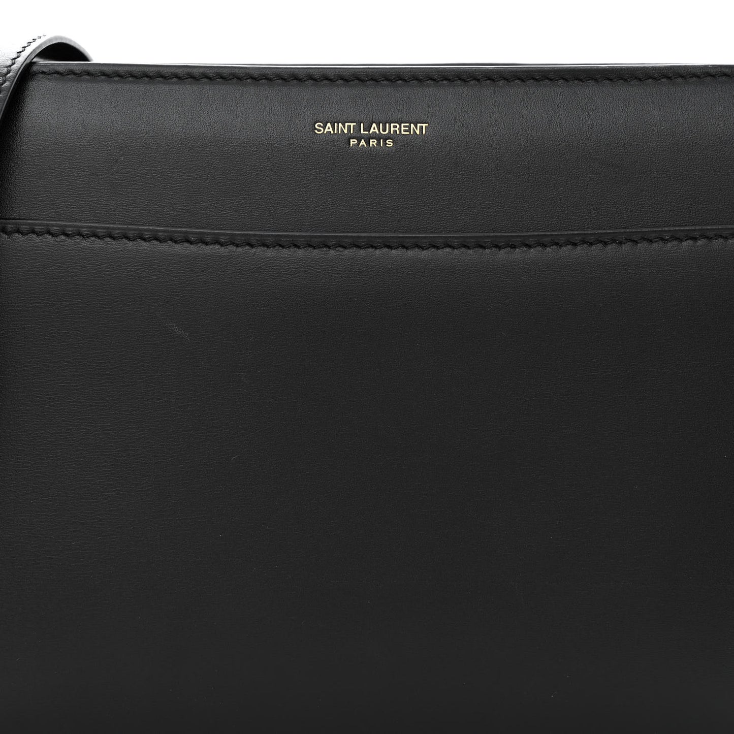 Calfskin Reverse Satchel Black