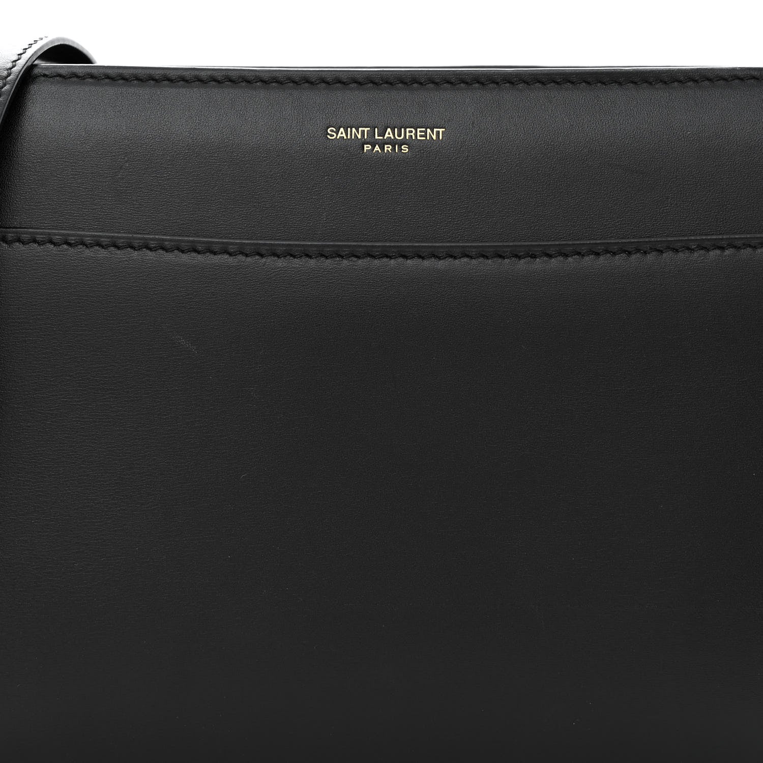 Saint Laurent Calfskin Reverse Satchel Black 8 of 12