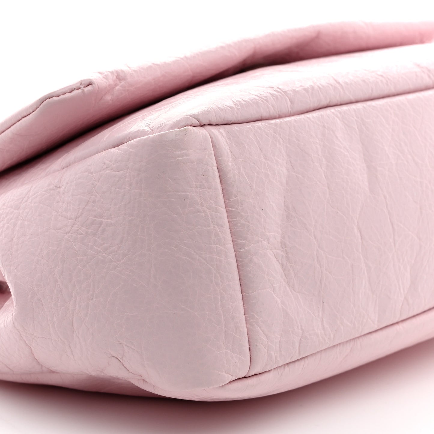 Arena Calfskin Mini Monaco Chain Shoulder Bag Petal Pink