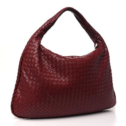 Bottega Veneta Nappa Intrecciato Large Veneta Hobo Vermillion 3 of 17