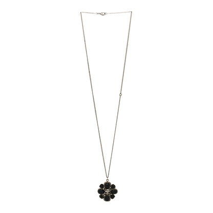 Chanel Ruthenium Enamel CC Necklace Black 3 of 5