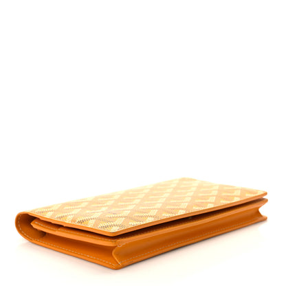 Goyard Goyardine Richelieu Wallet Yellow 4 of 7