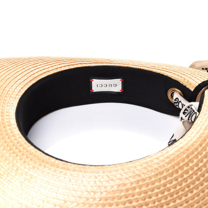Gucci Raffia L'amour Du Soir Visor S Ivory Black 4 of 4