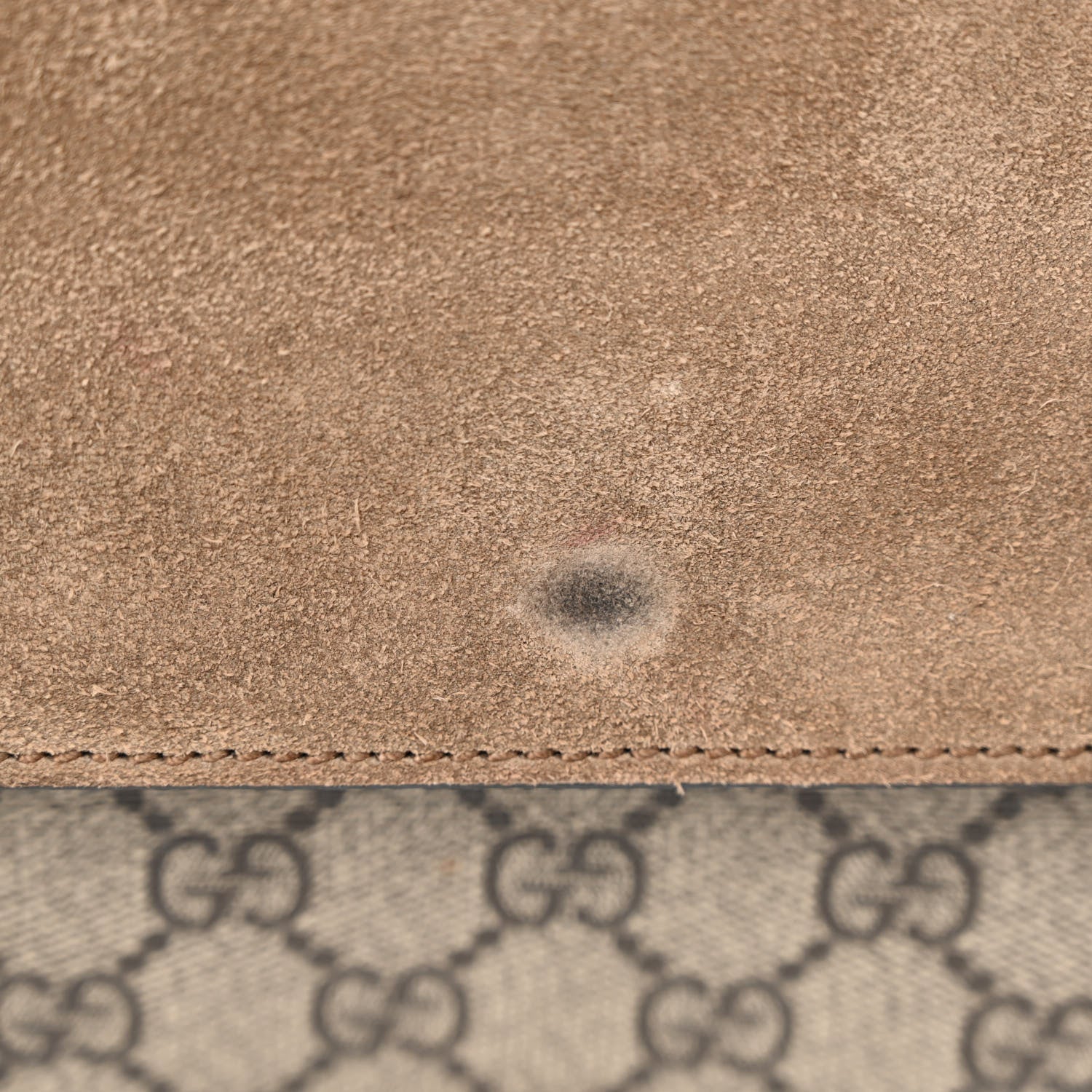 Gucci GG Supreme Monogram Small Dionysus Shoulder Bag Taupe 11 of 12