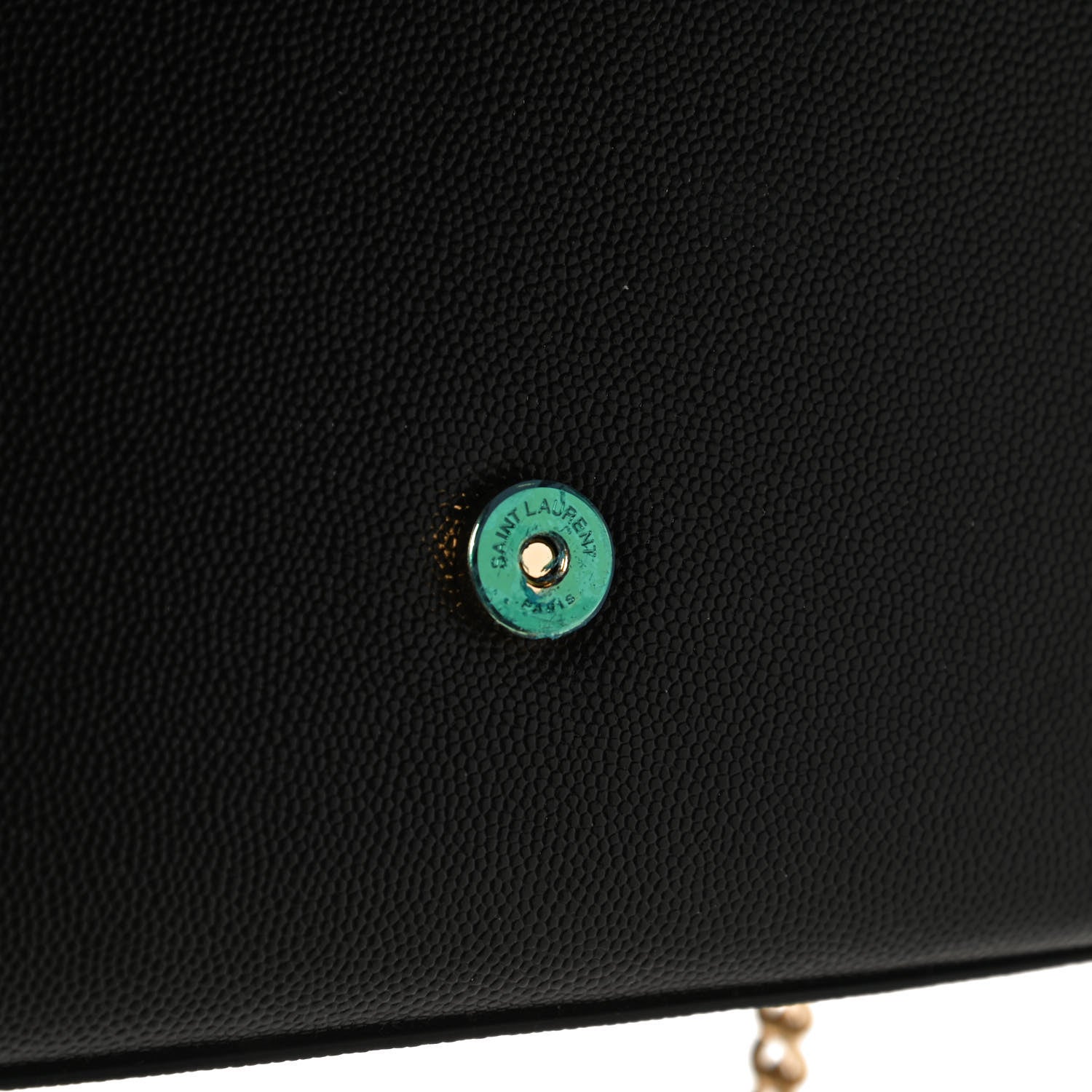 Saint Laurent Grain De Poudre Small Classic Monogram Kate Tassel Satchel Black 12 of 12