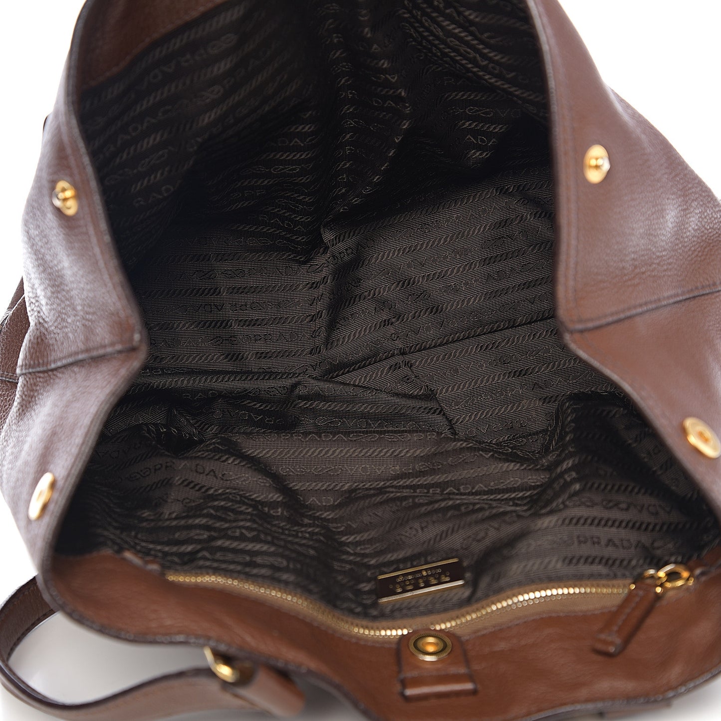 Vitello Daino Shoulder Bag Bruciato