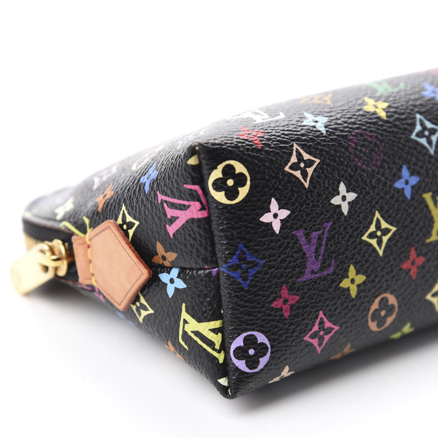 Louis Vuitton Monogram Multicolor Cosmetic Pouch Black Grenade 6 of 10