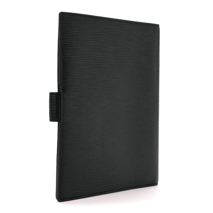 Louis Vuitton Epi Large Ring Agenda Cover Black 3 of 13
