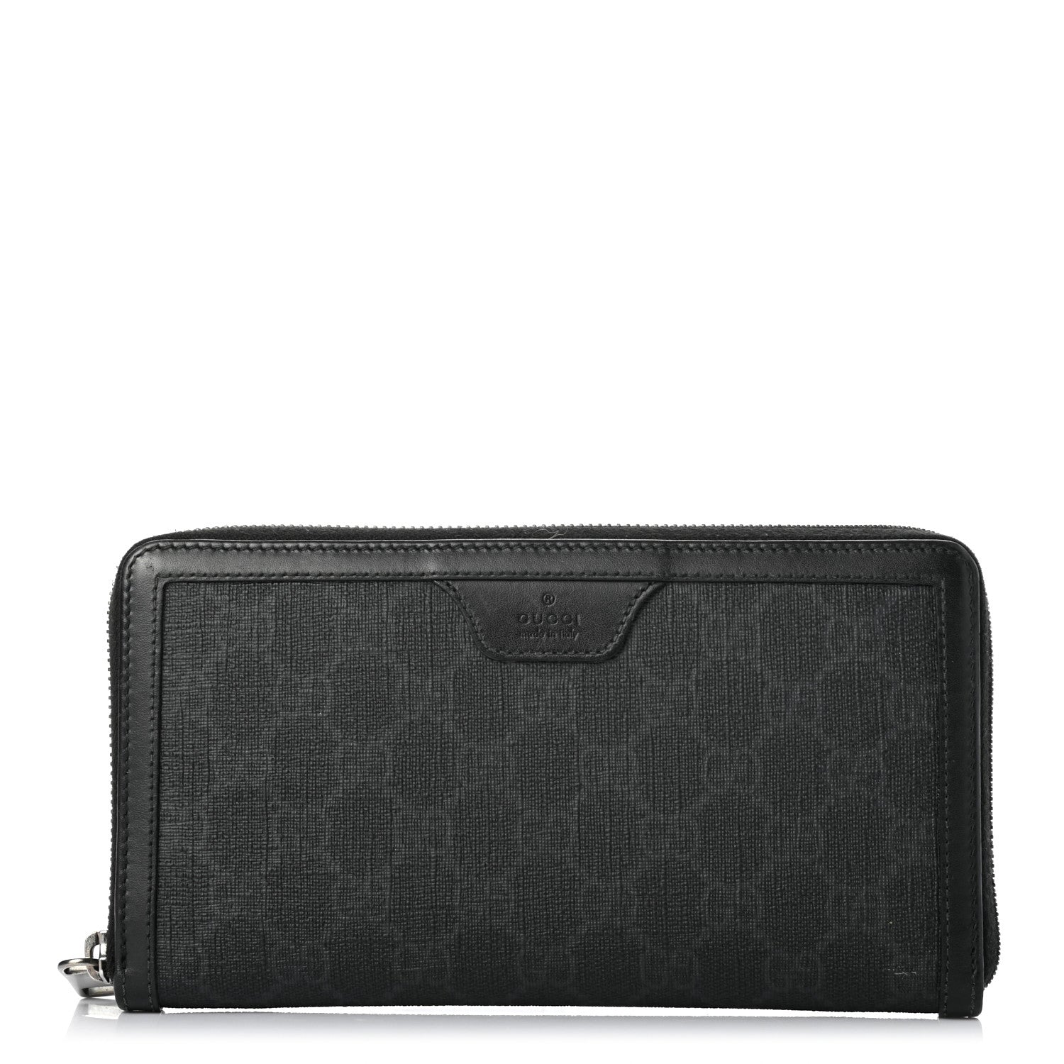 Gucci GG Supreme Monogram Zip Around Wallet 1 of 7