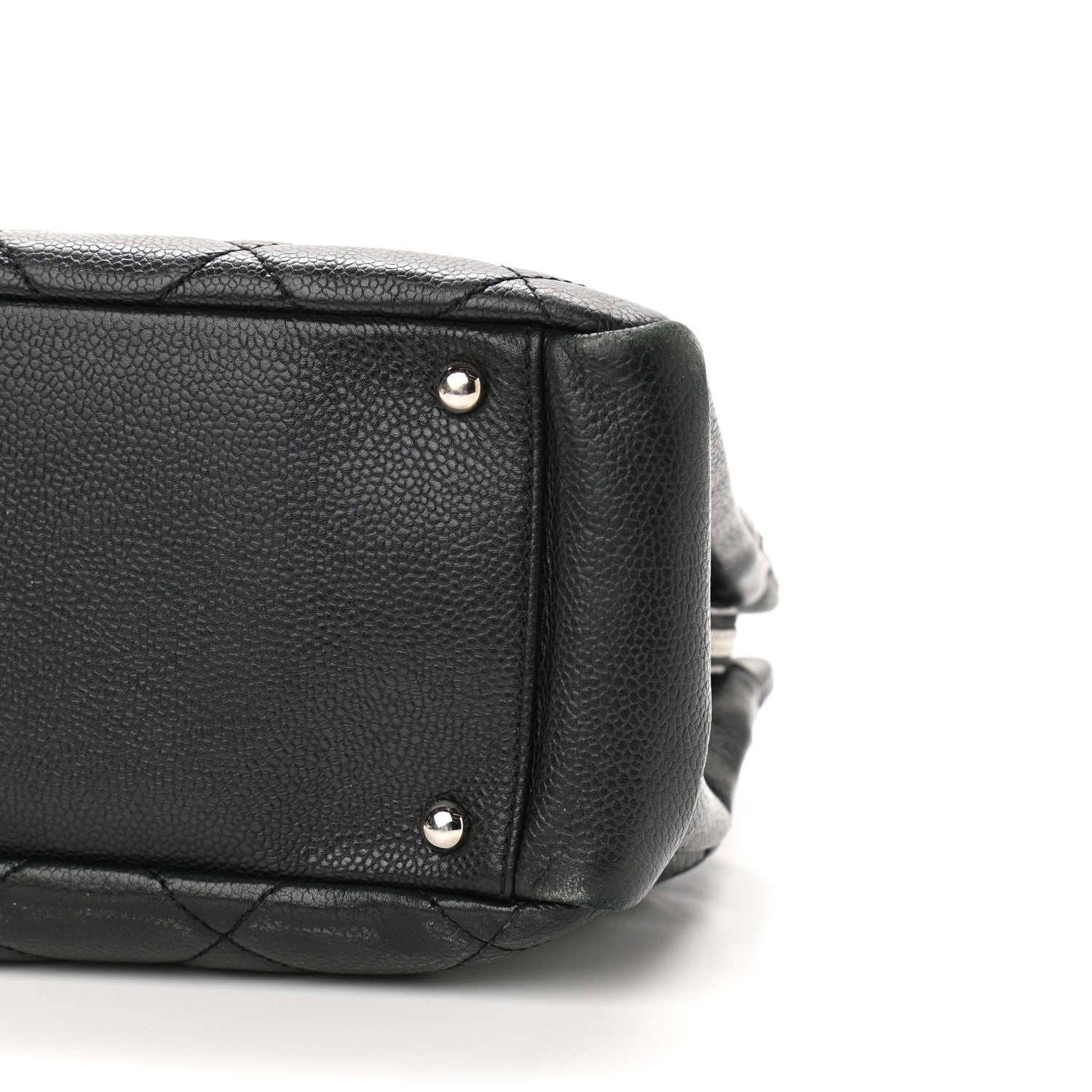 Chanel Caviar Quilted CC Timeless Soft Tote Black 8 of 12