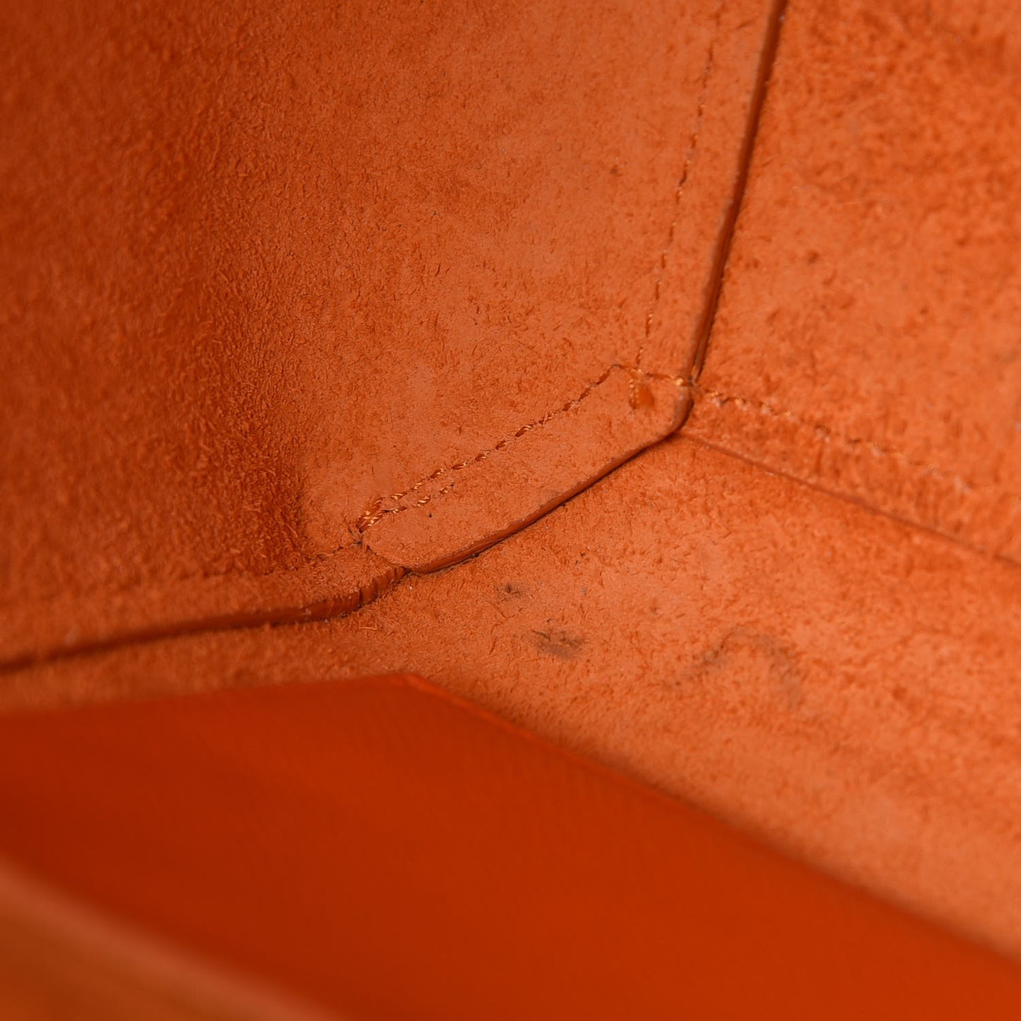 Baby Grained Calfskin Micro Belt Bag Orange