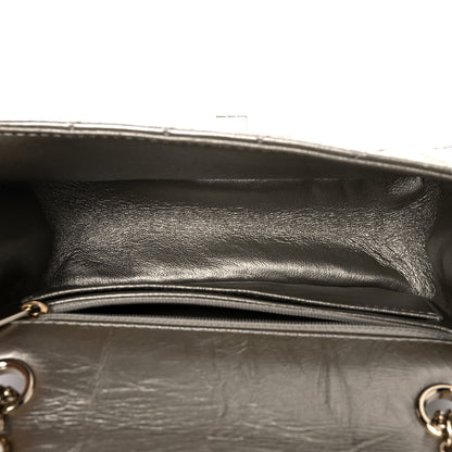 Chanel Metallic Aged Calfskin Quilted 2.55 Reissue Mini Flap Light Gold 5 of 10