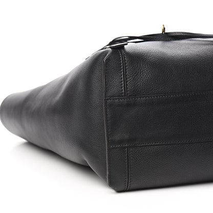 Chloe Smooth Calfskin Medium Milo Shopping Tote Black 6 of 8