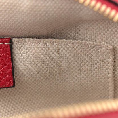 Gucci Pebbled Calfskin Small Soho Disco Bag Vibrant Red 11 of 12