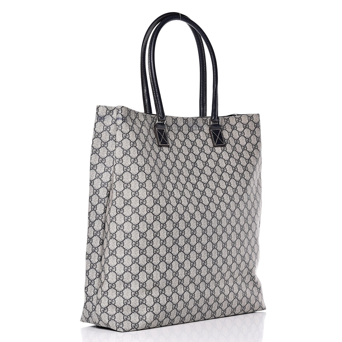Soft GG Supreme Monogram Vertical Tote Navy