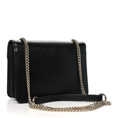 Gucci Dollar Calfskin Small Interlocking G Shoulder Bag Black 3 of 10