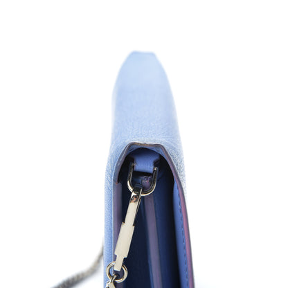 Givenchy Sugar Goatskin Pandora Chain Wallet Blue 16 of 20