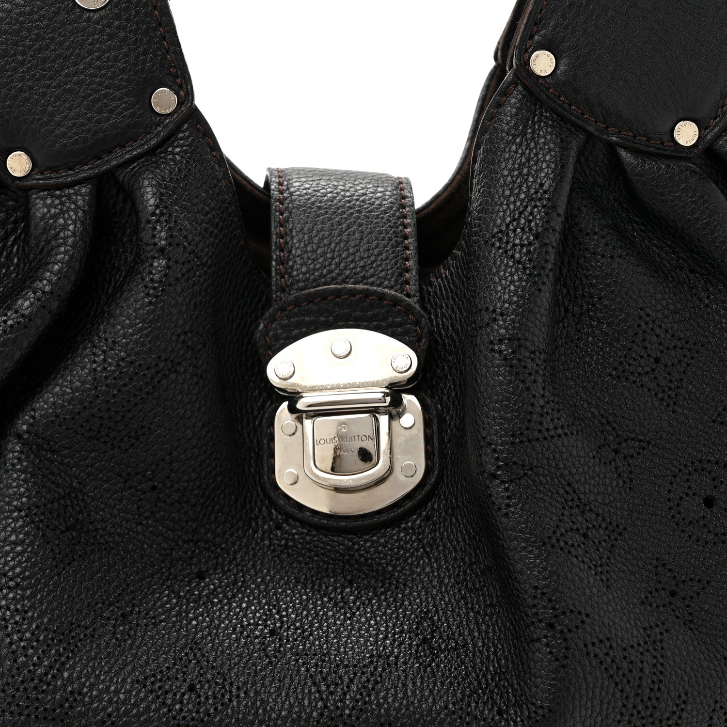 Louis Vuitton Mahina L Chocolate 7 of 9