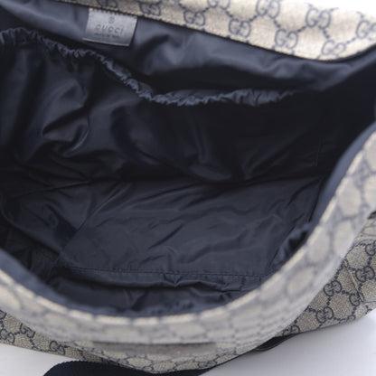 Gucci GG Plus Monogram Messenger Diaper Bag Navy 7 of 12