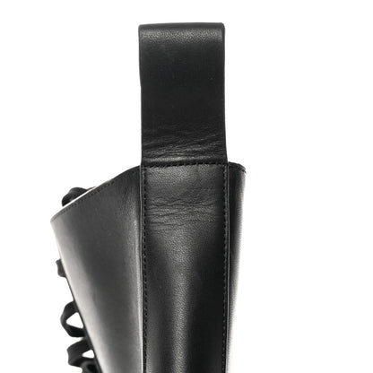 Bottega Veneta Calfskin The Lug Lace Up 30/70mm Ankle Boots 39.5 Black 11 of 22