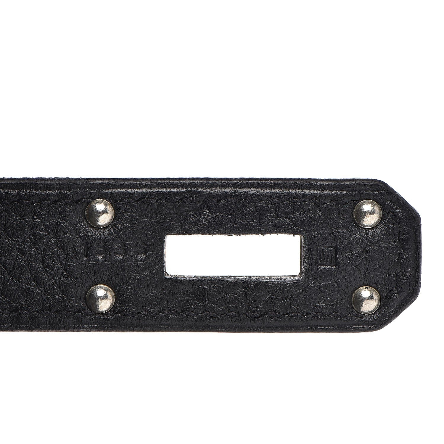 Hermes Taurillon Clemence Shoulder Kelly 40 Black 9 of 29