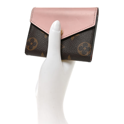 Louis Vuitton Monogram Zoe Wallet Rose Ballerine 2 of 6